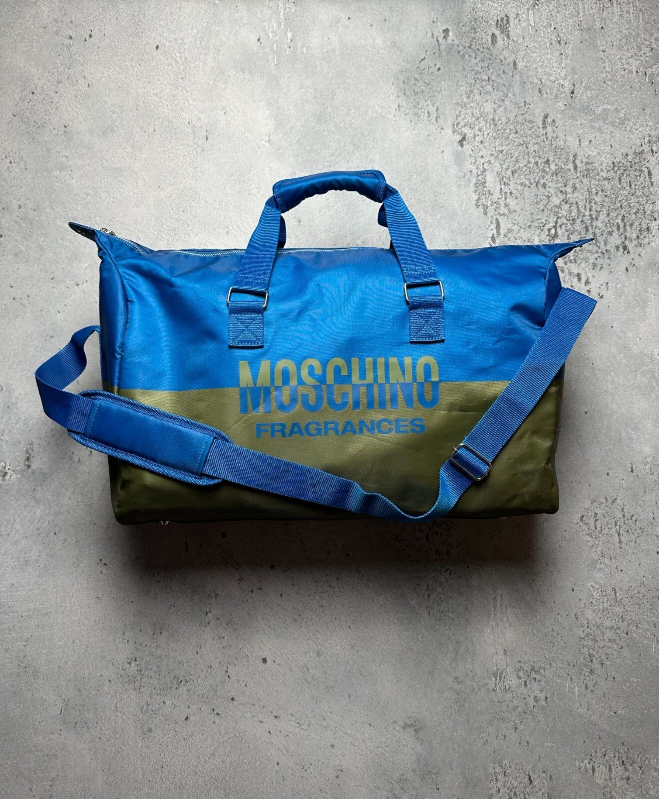 Moschino Fragrances Travel Bag Sports Bag rare lux Item