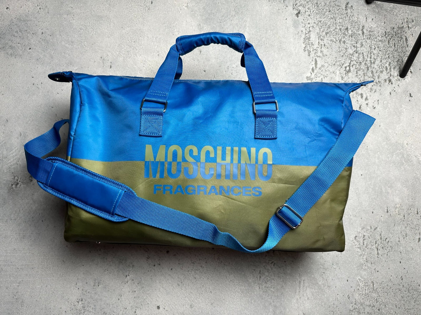 Moschino Fragrances Travel Bag Sports Bag rare lux Item