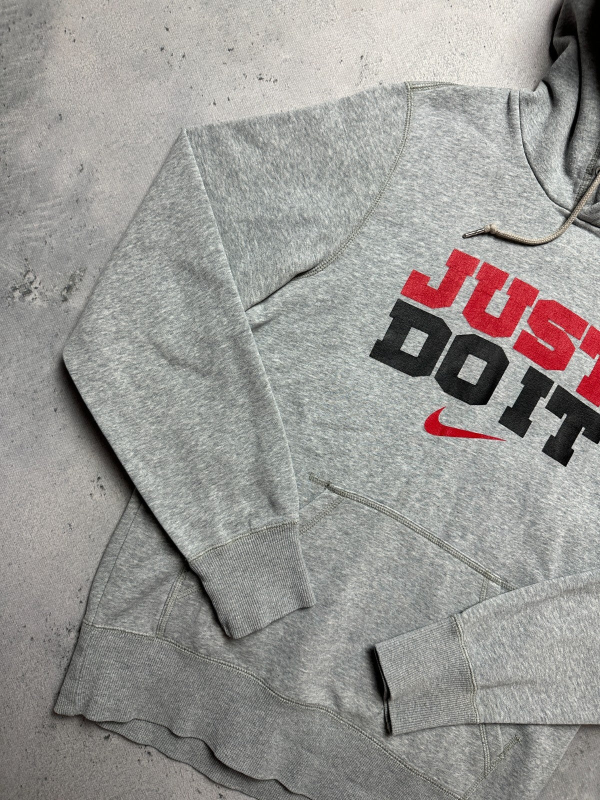 Vintage Hoodie Nike Center Logo Swoosh y2k USA 00s Hype Boxy