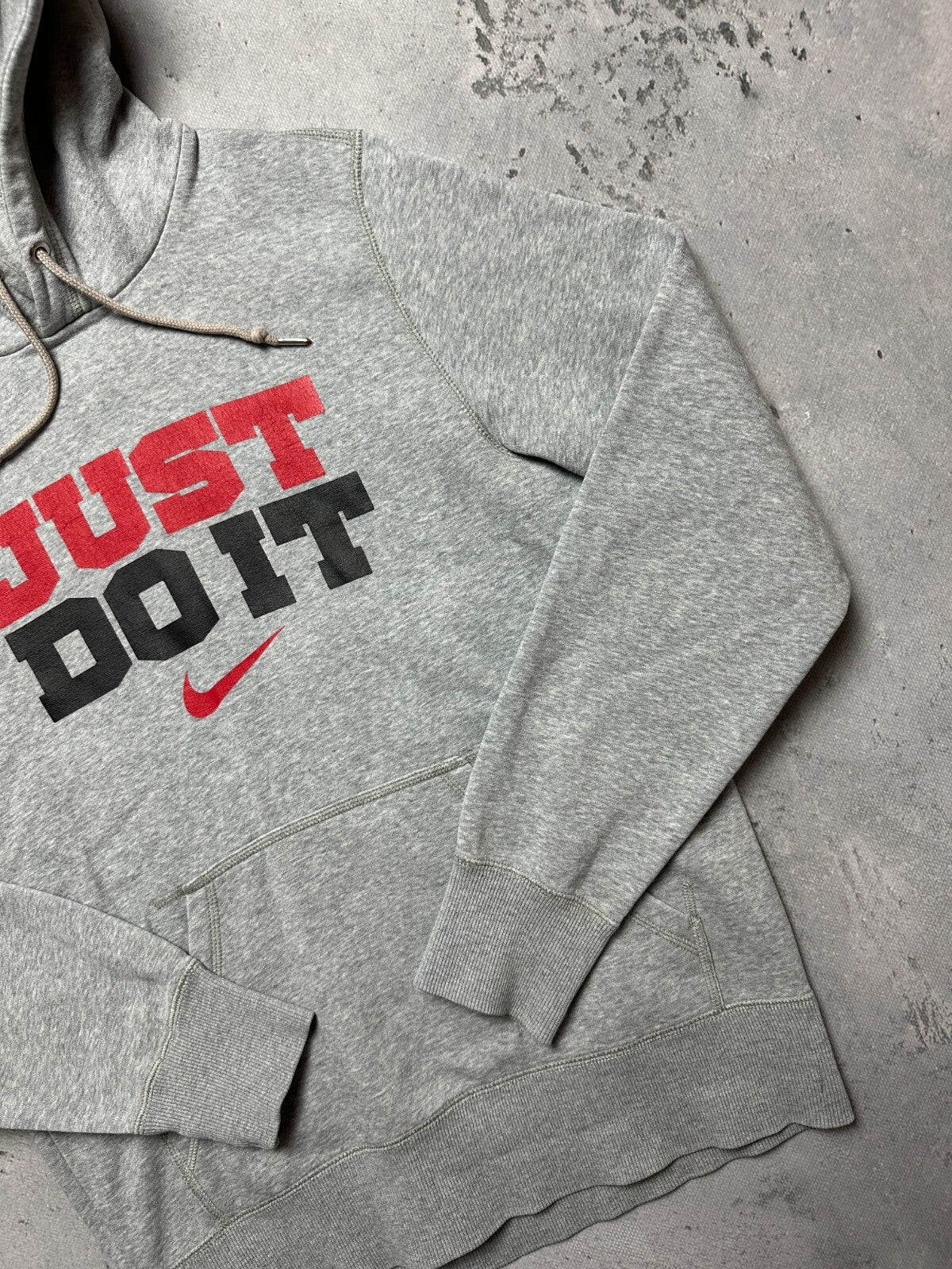 Vintage Hoodie Nike Center Logo Swoosh y2k USA 00s Hype Boxy
