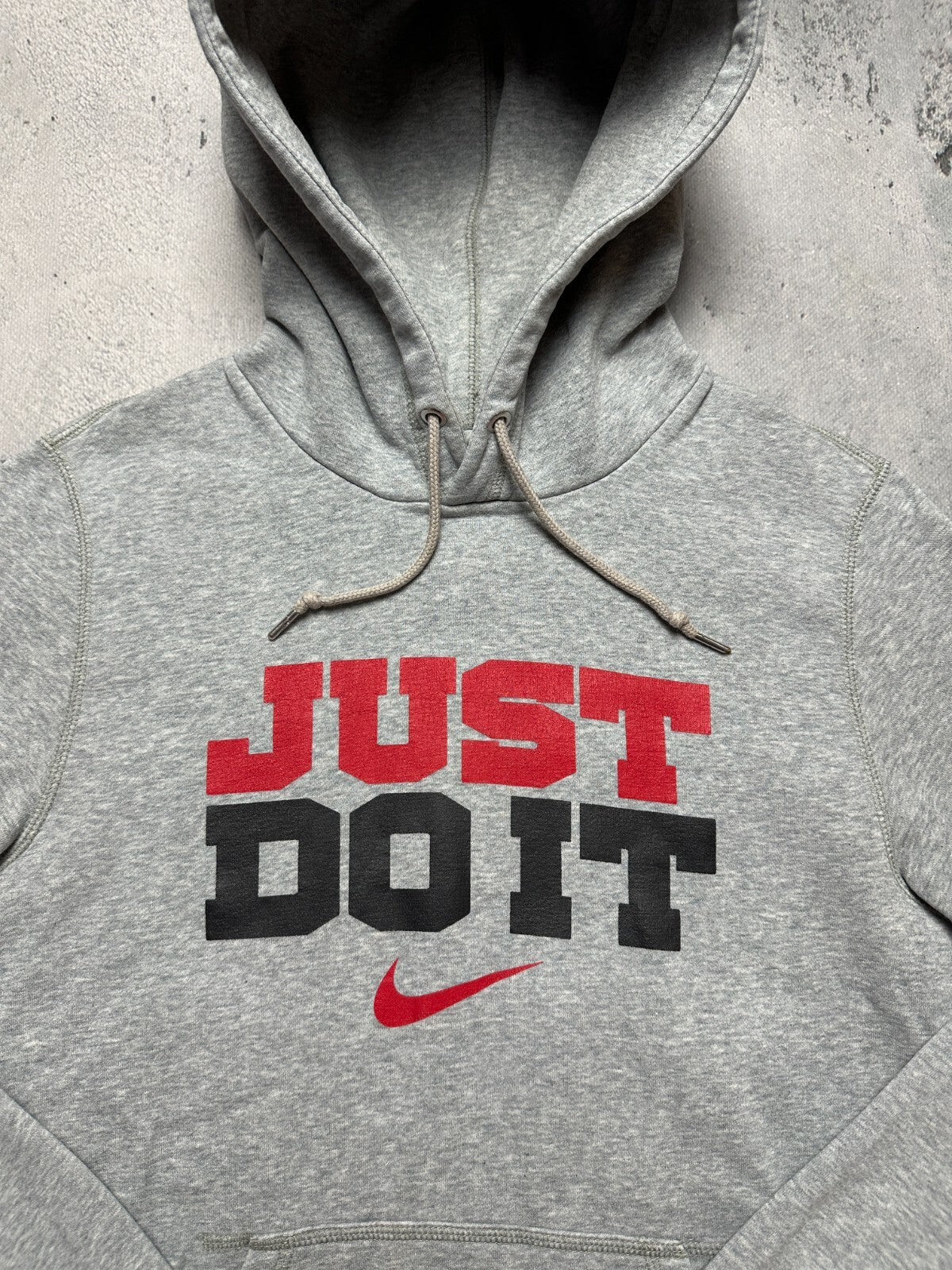 Vintage Hoodie Nike Center Logo Swoosh y2k USA 00s Hype Boxy