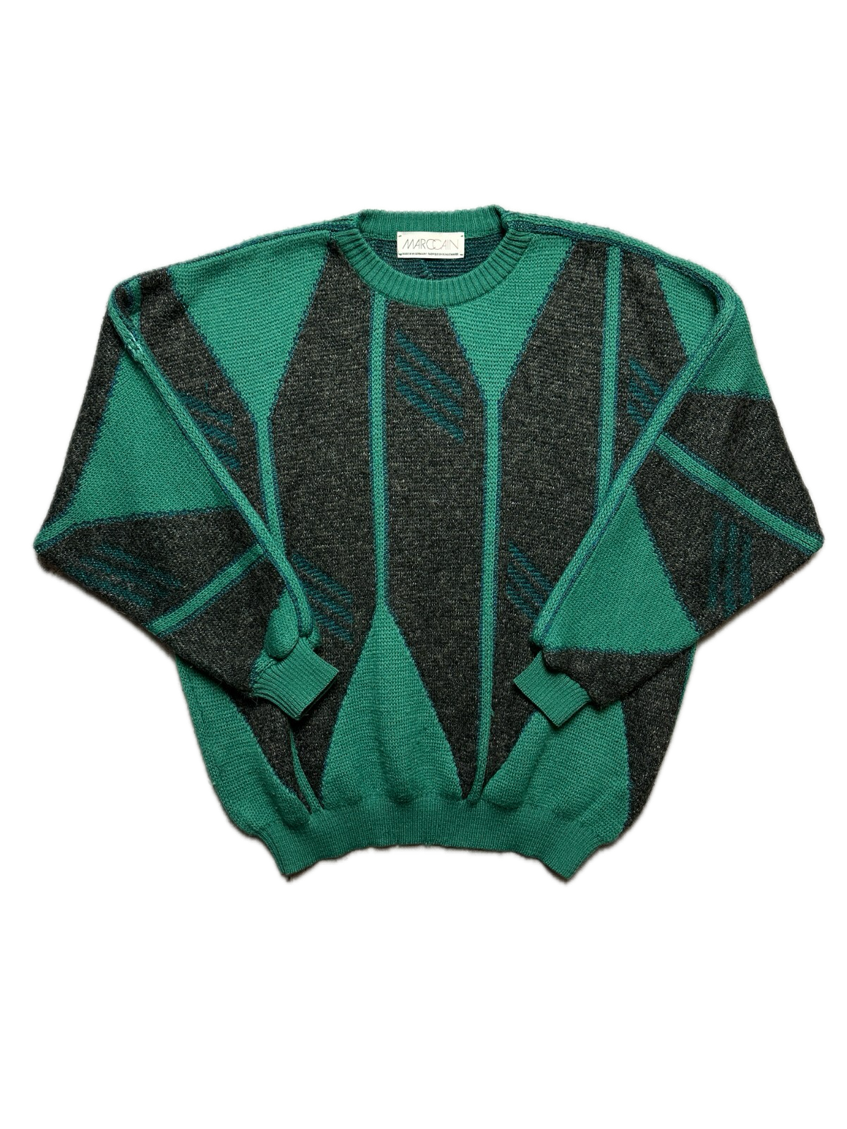 Vintage Marc Cain Wool Sweater Knitted Made In West Germany