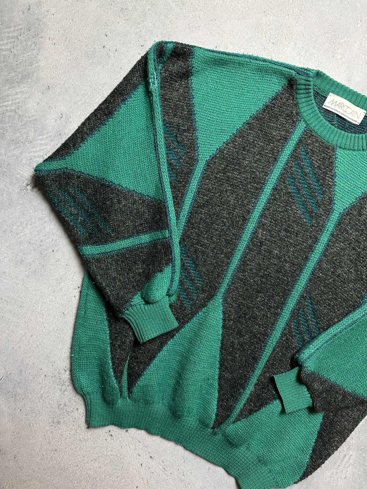 Vintage Marc Cain Wool Sweater Knitted Made In West Germany
