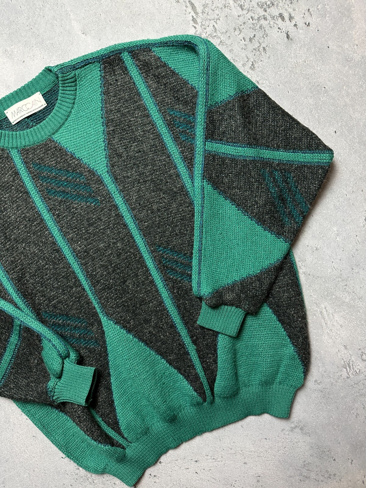 Vintage Marc Cain Wool Sweater Knitted Made In West Germany