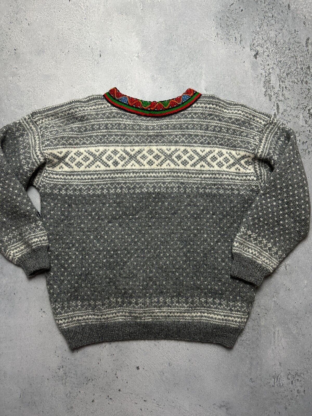 Norwegian wool Dale Garn Pure New Wool Cardigan Knit Vintage