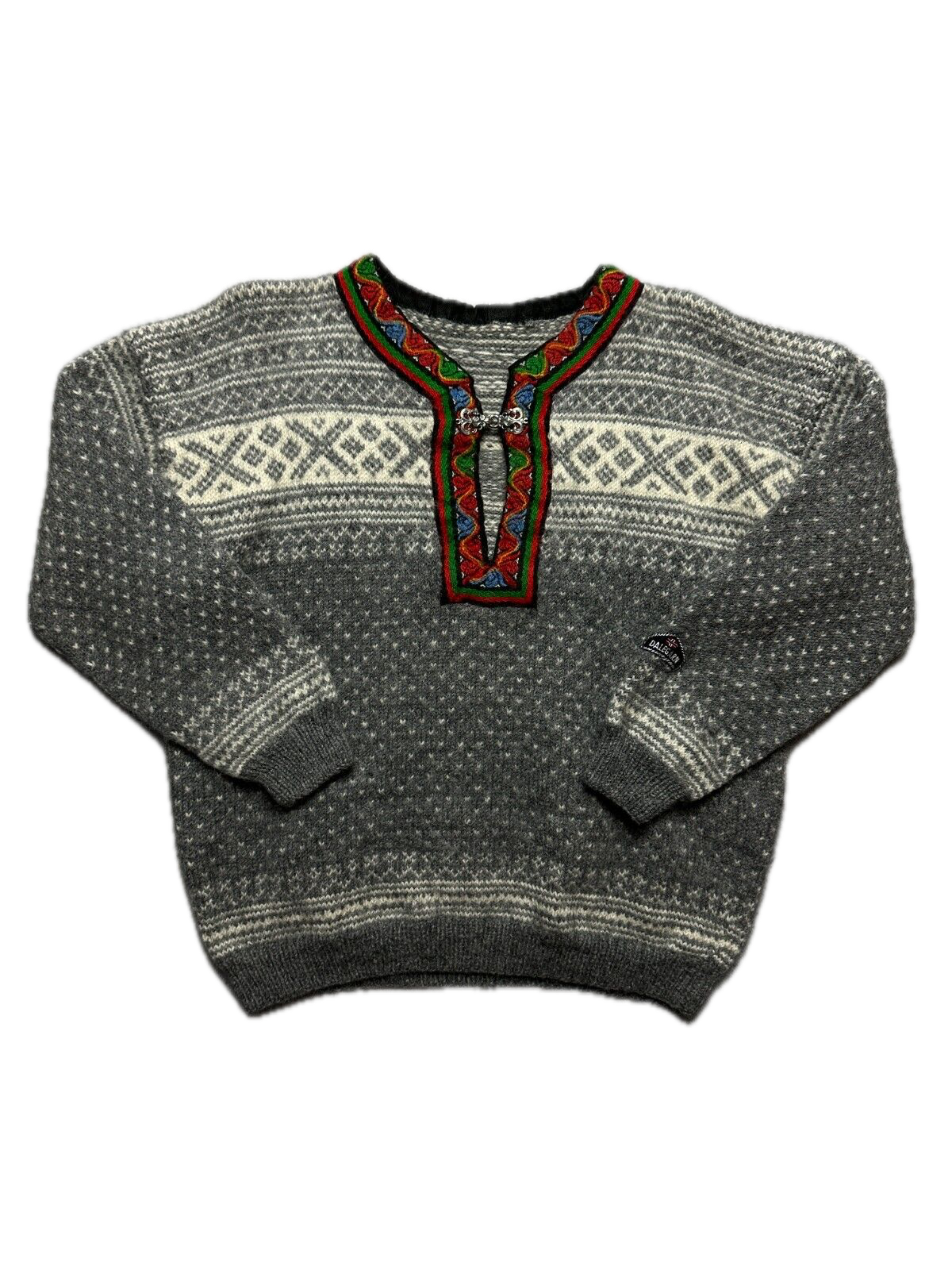 Norwegian wool Dale Garn Pure New Wool Cardigan Knit Vintage