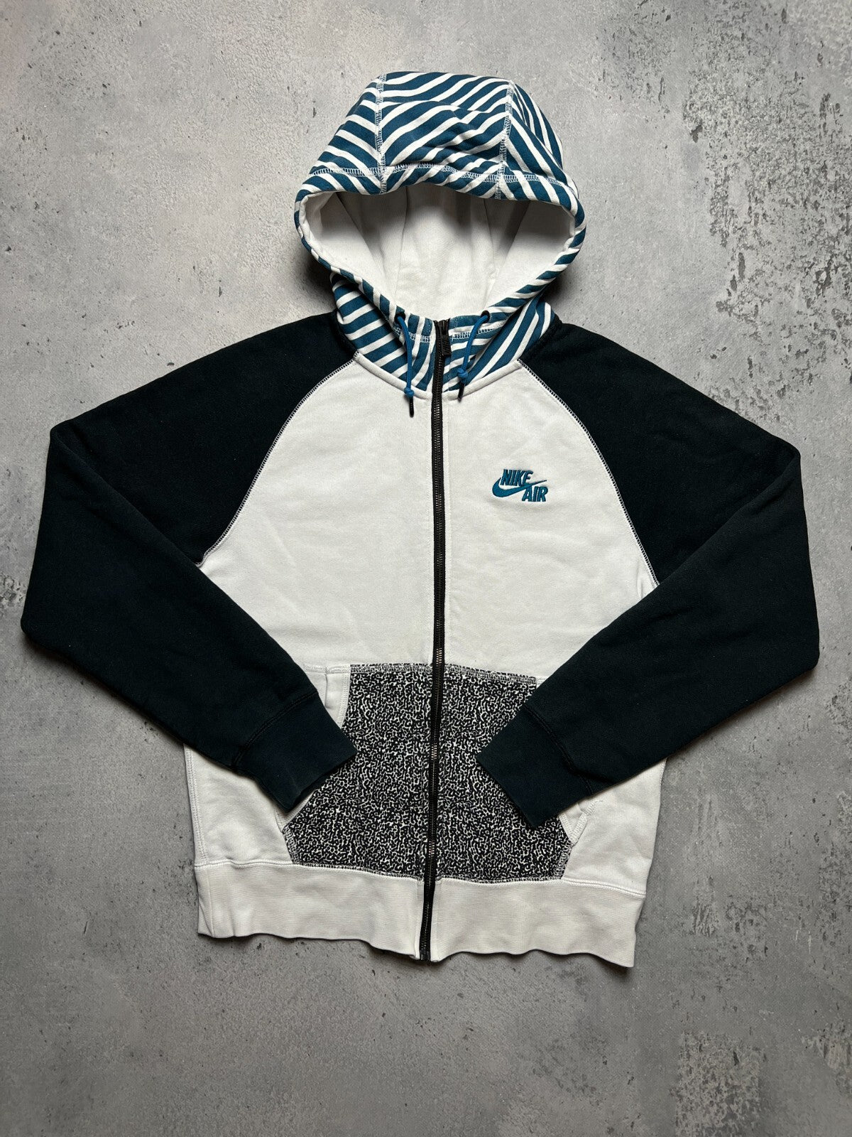 Zip-Up Hoodie Nike Vintage center logo swoosh Travis Style
