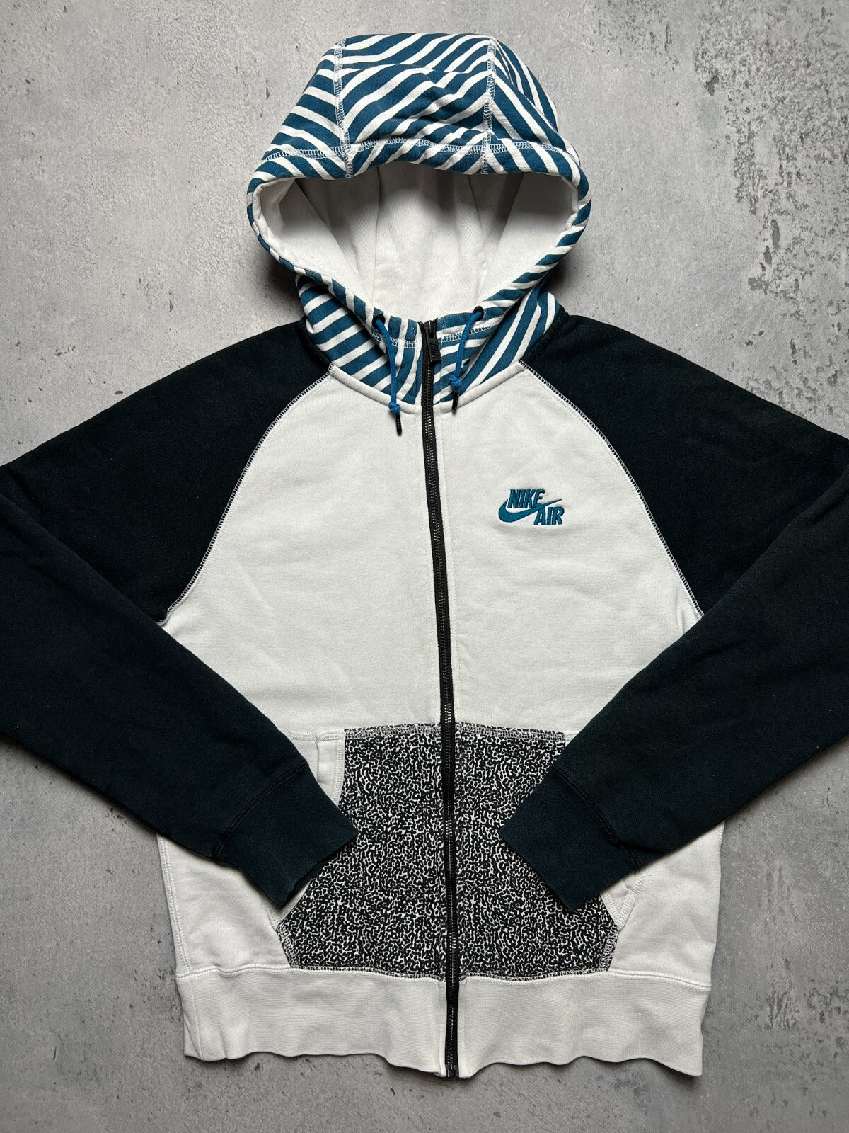 Zip-Up Hoodie Nike Vintage center logo swoosh Travis Style