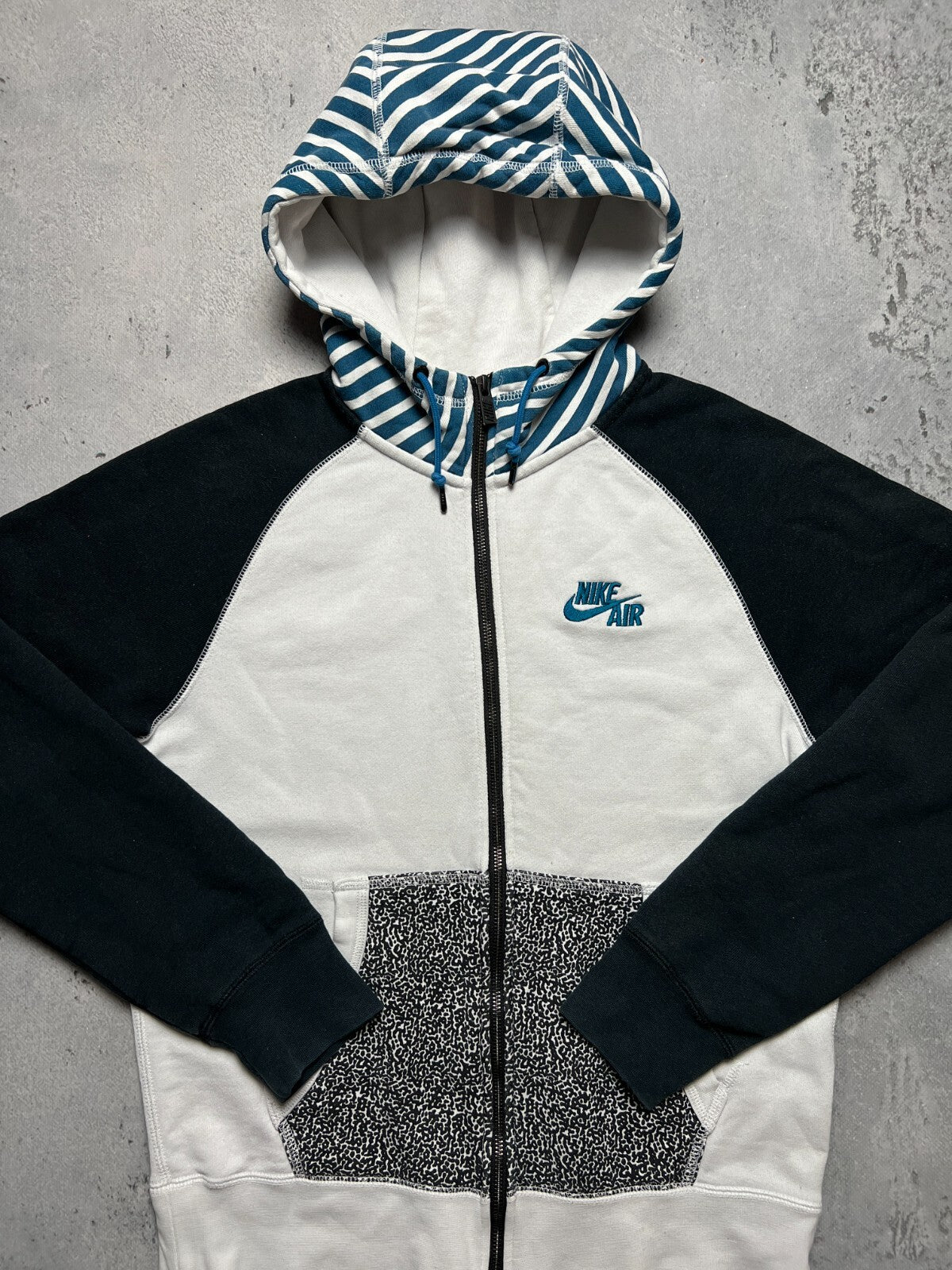 Zip-Up Hoodie Nike Vintage center logo swoosh Travis Style