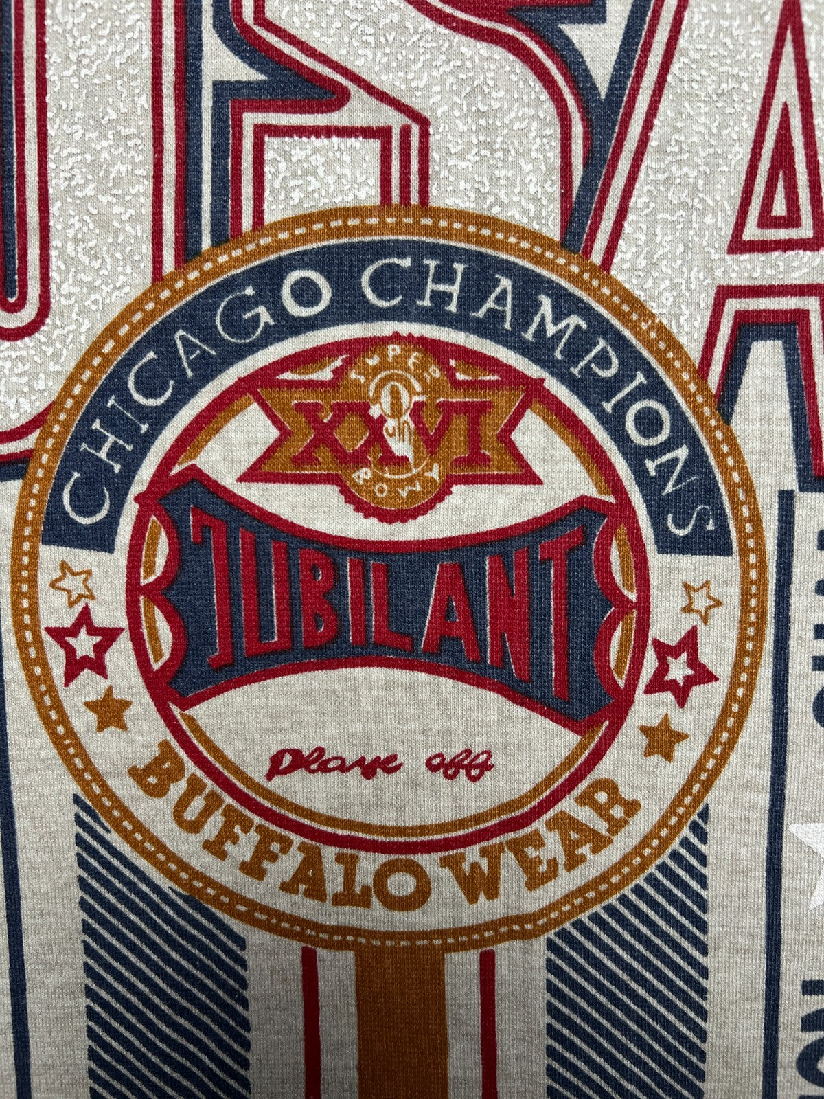 USA Chicago Champion Vintage Buffalo Wear World League Rare