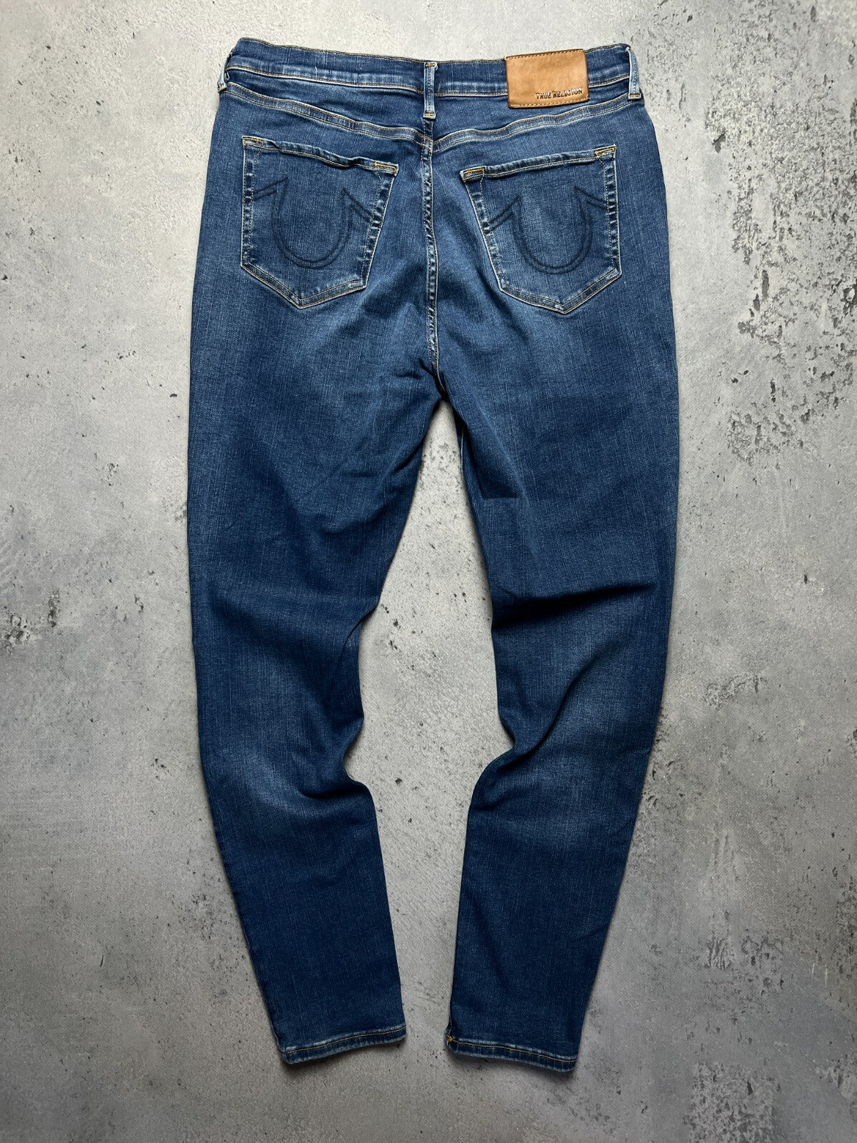 Vintage True Religion Studded Highrise Halle Denim Jeans y2k