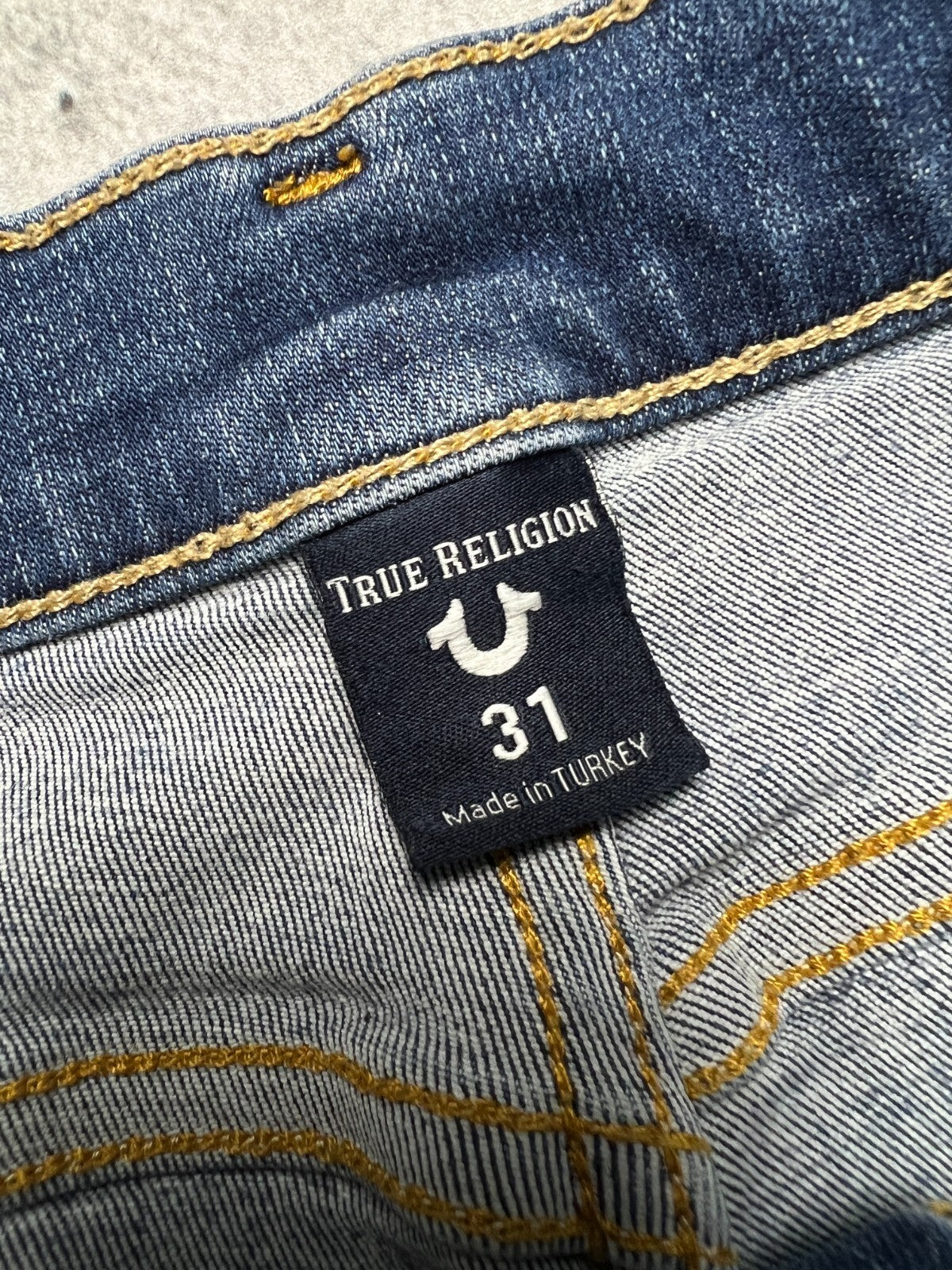 Vintage True Religion Studded Highrise Halle Denim Jeans y2k