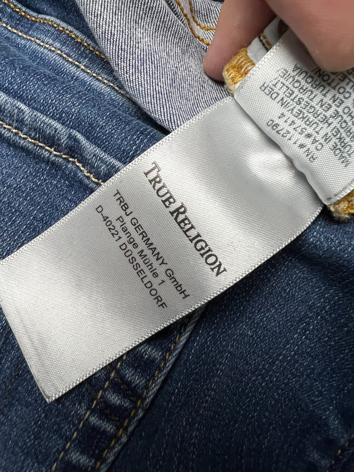 Vintage True Religion Studded Highrise Halle Denim Jeans y2k