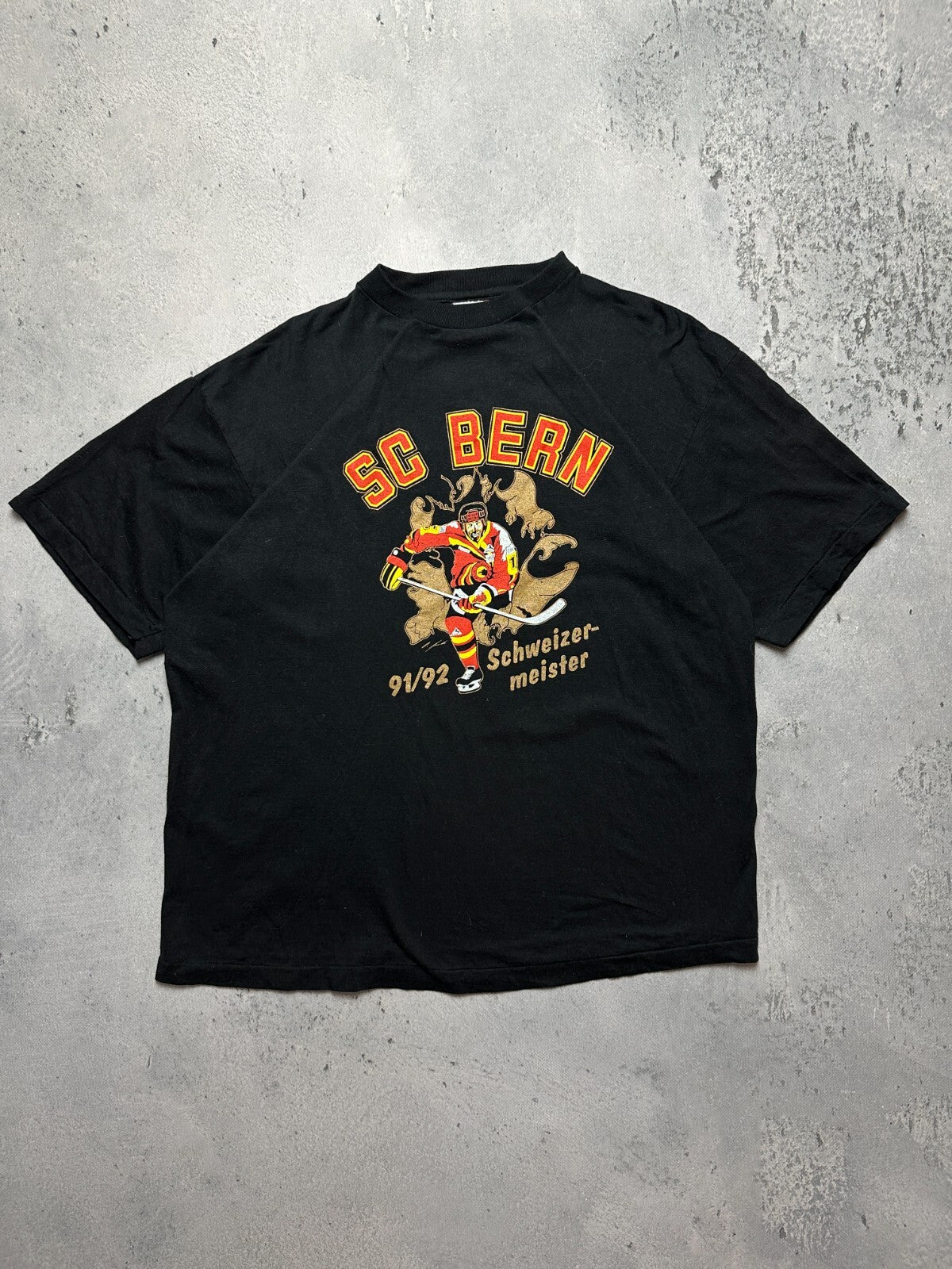 SC Bern 1991/1992 Ice Hockey Jersey Shirt Maillot Trikot Tee