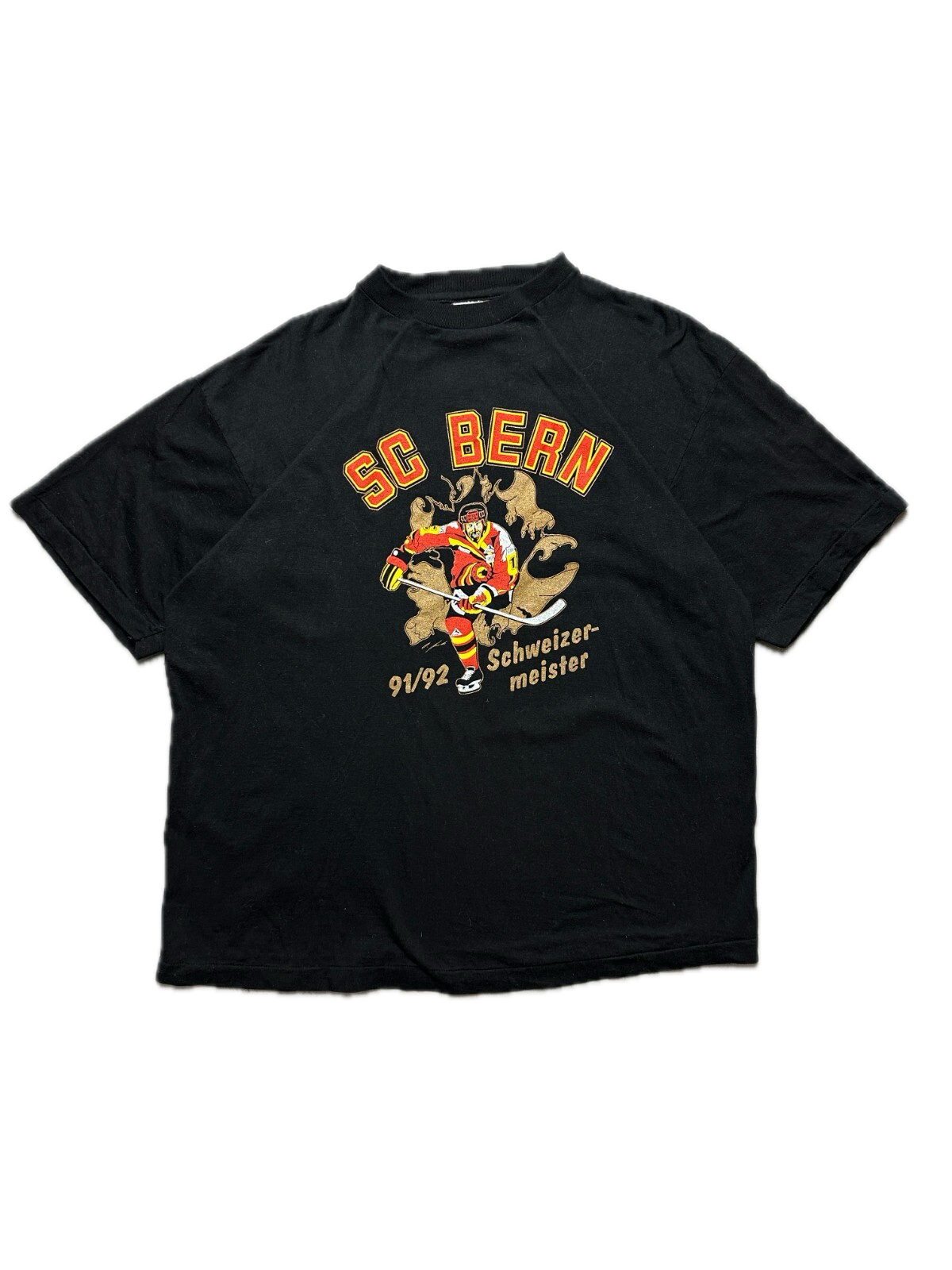 SC Bern 1991/1992 Ice Hockey Jersey Shirt Maillot Trikot Tee