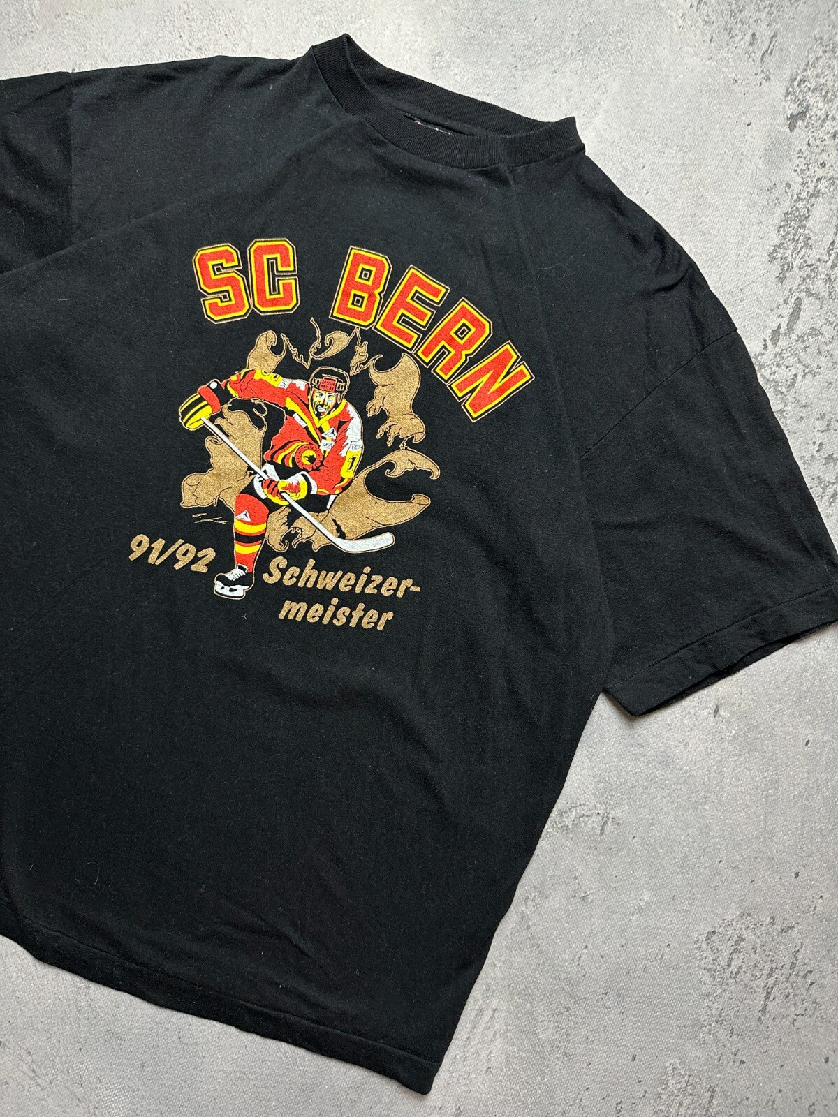 SC Bern 1991/1992 Ice Hockey Jersey Shirt Maillot Trikot Tee