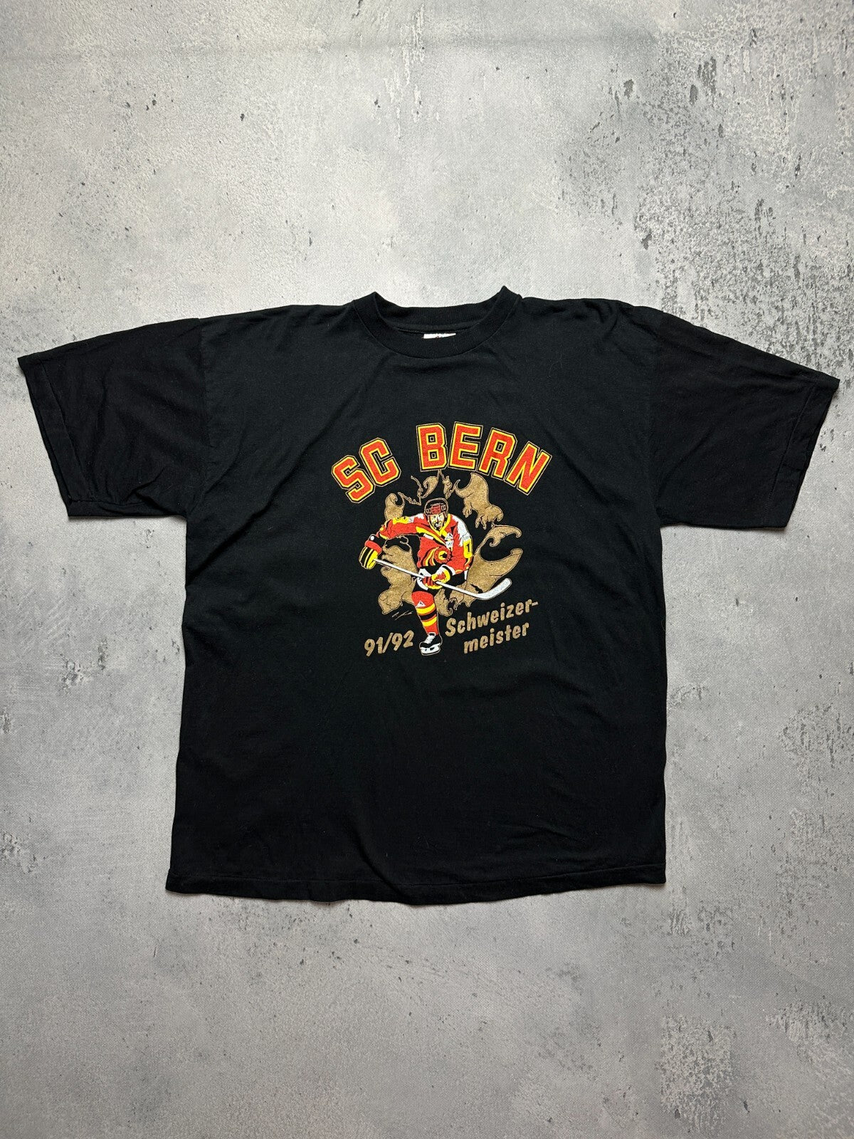 SC Bern 1991/1992 Ice Hockey Jersey Shirt Maillot Trikot Tee