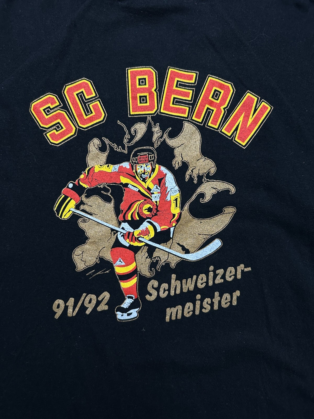 SC Bern 1991/1992 Ice Hockey Jersey Shirt Maillot Trikot Tee