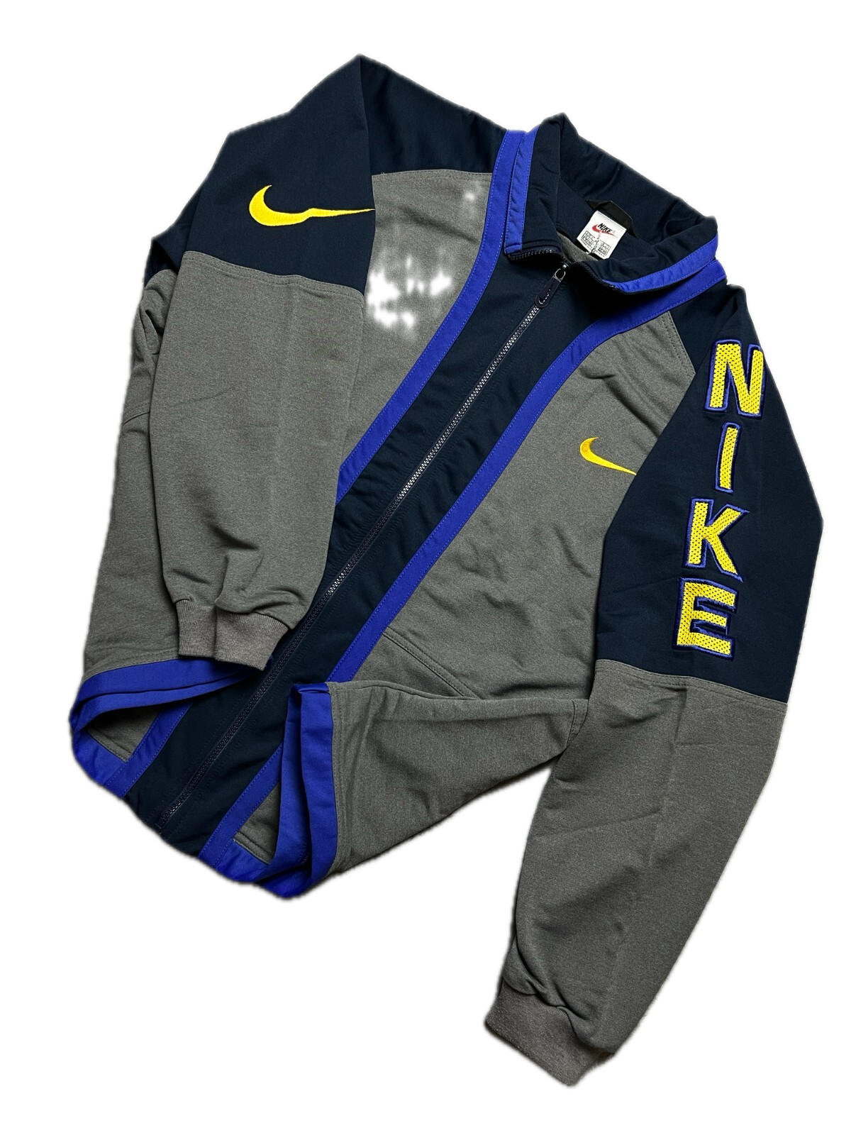 Nike Vintage Zipper Jacket central swoosh logo y2k 90s