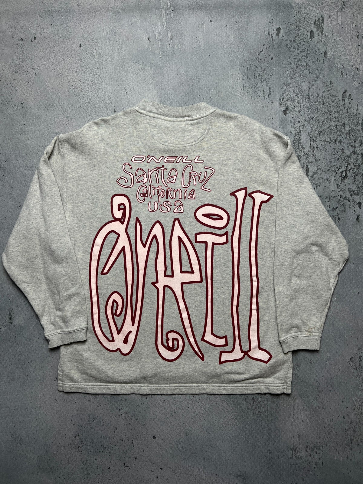 Oneill Santa Cruz California USA Surfing Vintage Sweatshirt