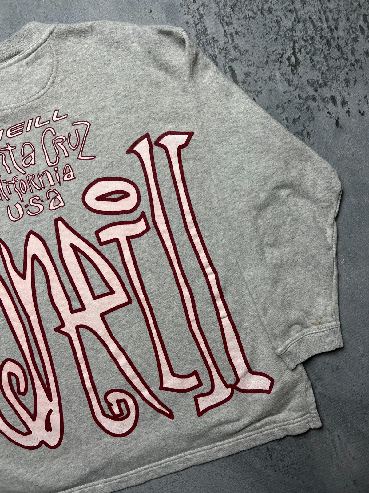 Oneill Santa Cruz California USA Surfing Vintage Sweatshirt