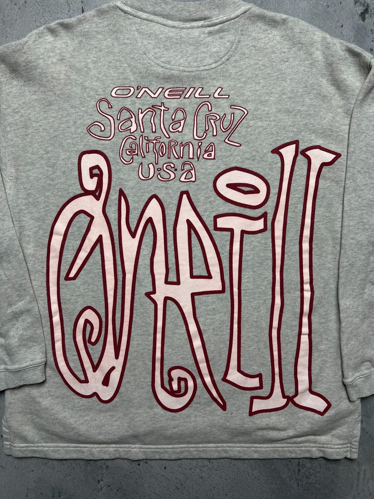 Oneill Santa Cruz California USA Surfing Vintage Sweatshirt