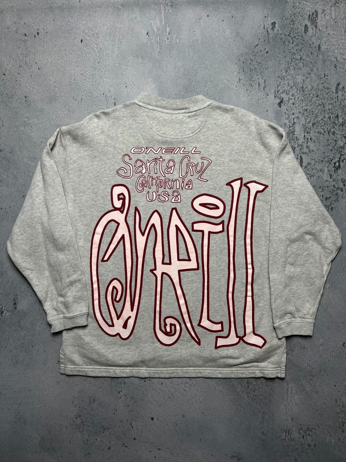 Oneill Santa Cruz California USA Surfing Vintage Sweatshirt