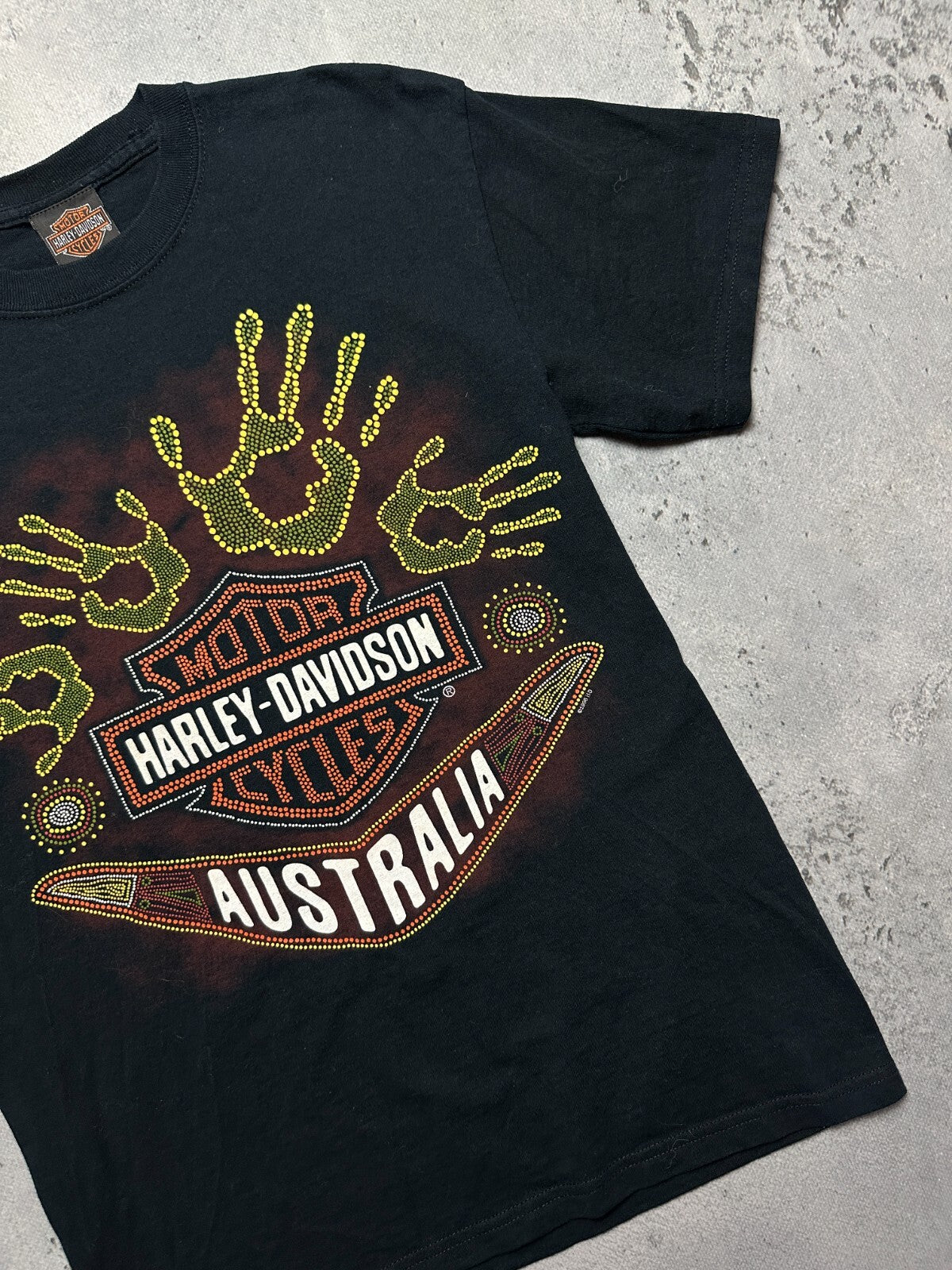 00s Vintage Harley Davidson Trivet Sydney Australia Rare y2k