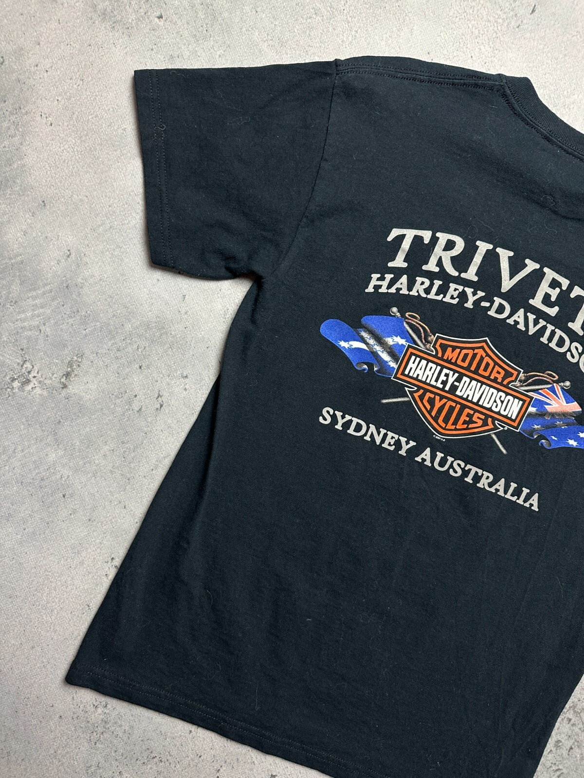 00s Vintage Harley Davidson Trivet Sydney Australia Rare y2k