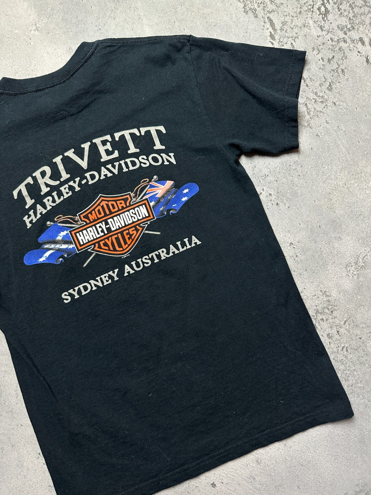 00s Vintage Harley Davidson Trivet Sydney Australia Rare y2k