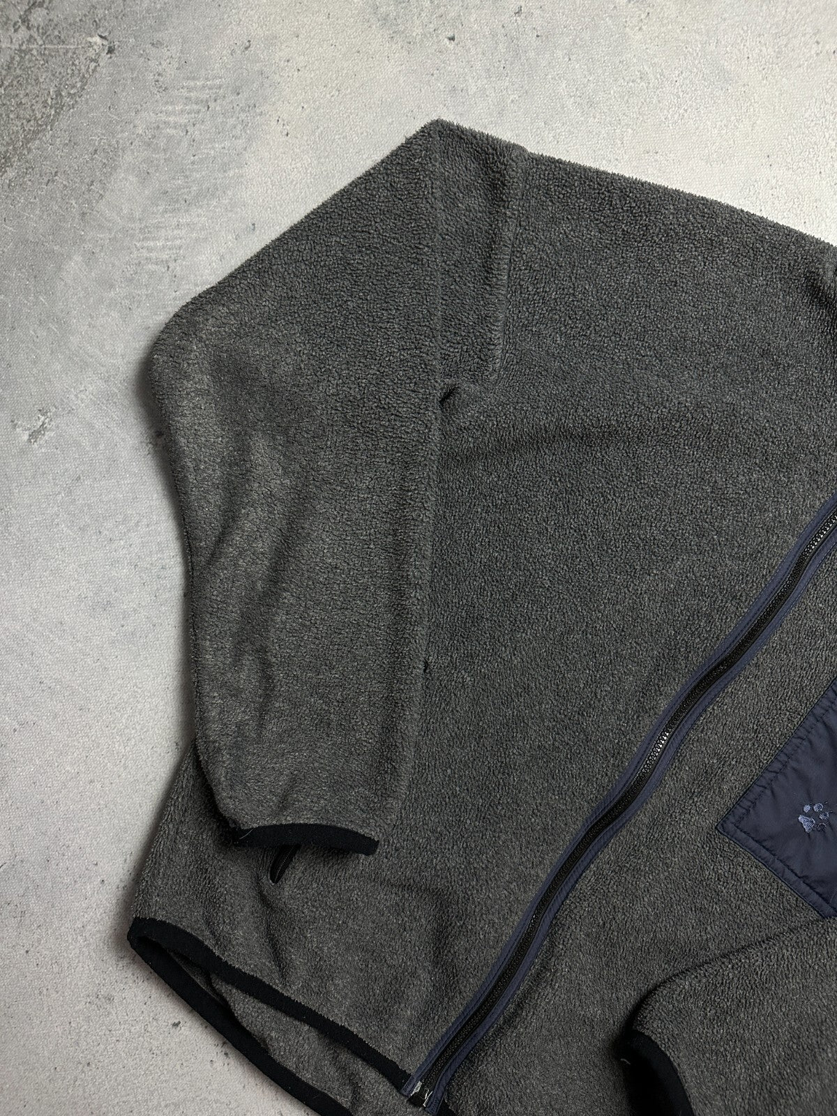 Rare Half Zip Full Zip-Up Jack Wolfskin Polartec Ski Fleece Winter Jacket