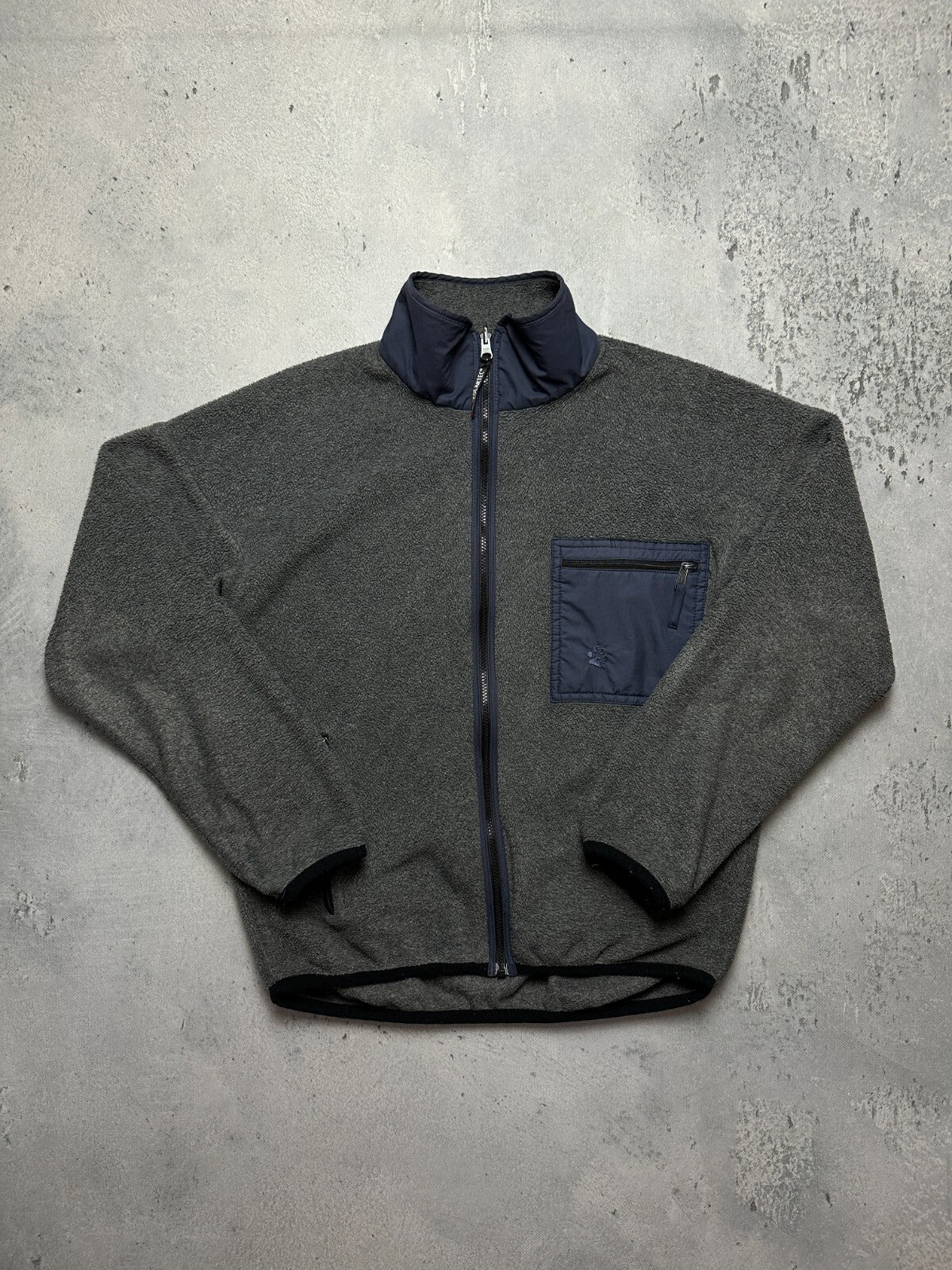 Rare Half Zip Full Zip-Up Jack Wolfskin Polartec Ski Fleece Winter Jacket