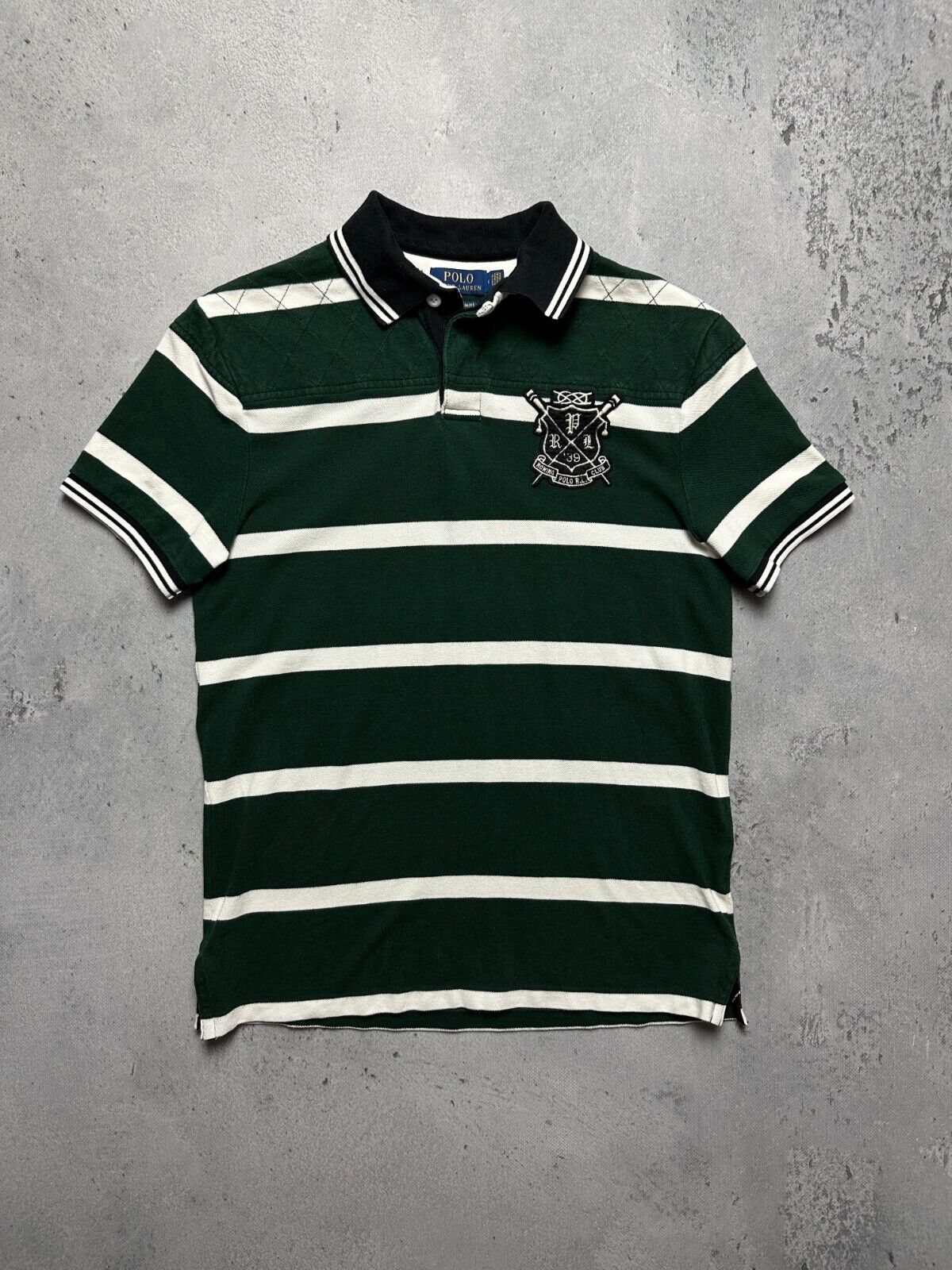 Vintage Polo Ralph Lauren Striped Rowing Club 39 USA Rare 00
