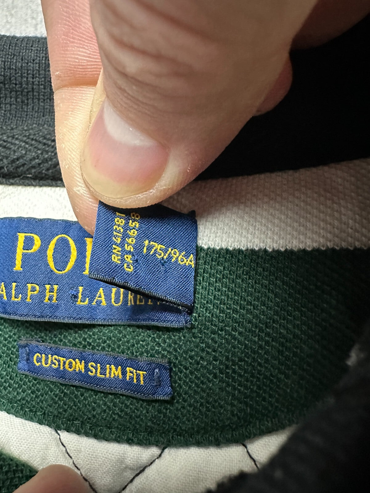 Vintage Polo Ralph Lauren Striped Rowing Club 39 USA Rare 00