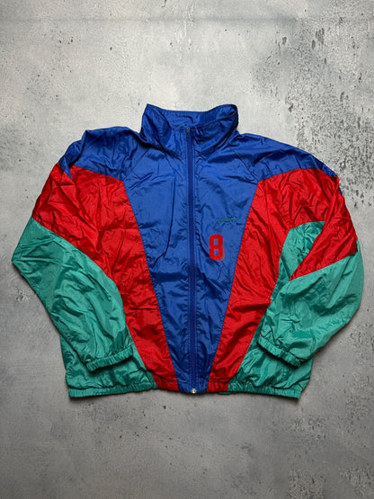 Vintage Adidas Track Jacket 80’s 90s Nylon Retro Windbreaker
