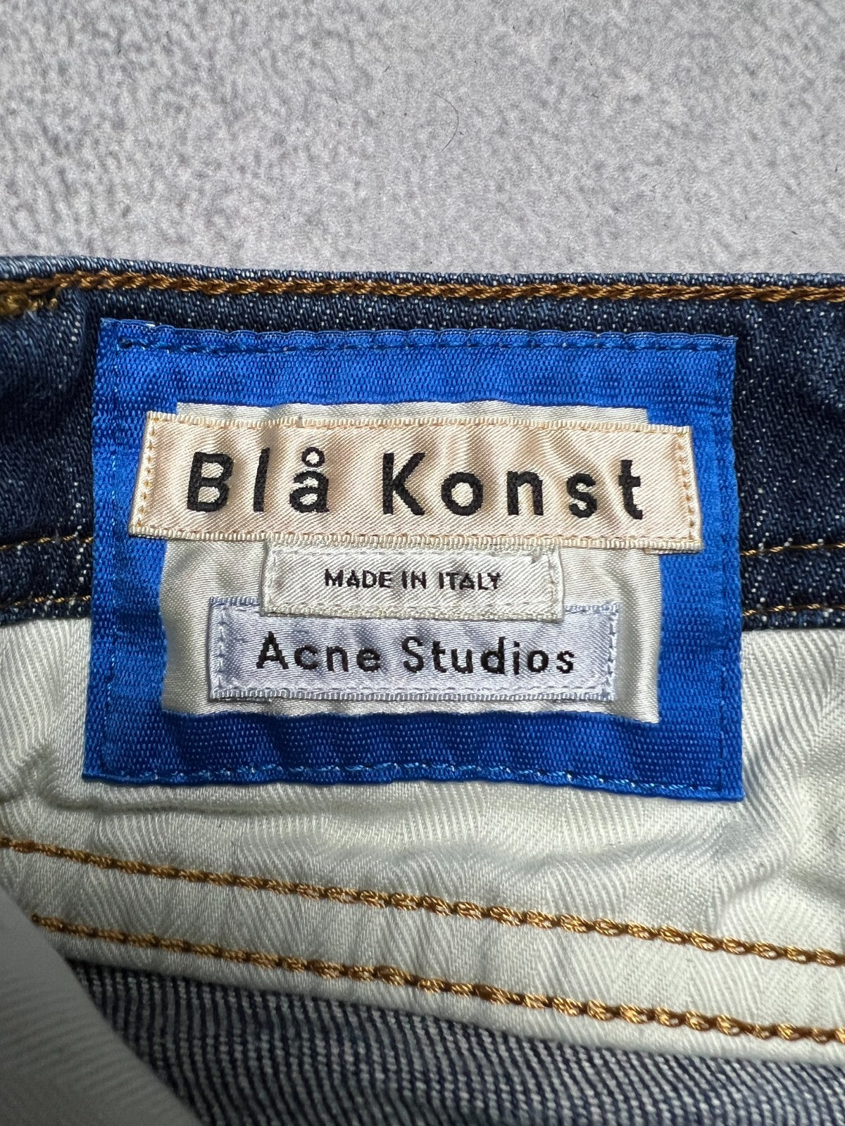 Acne Studios Jeans Bla Konst Italy Pants South Indigo y2k