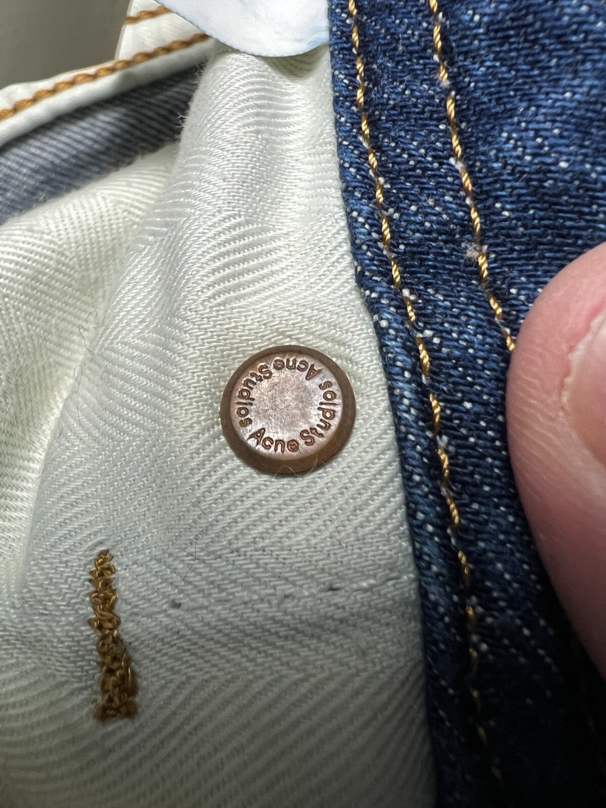 Acne Studios Jeans Bla Konst Italy Pants South Indigo y2k