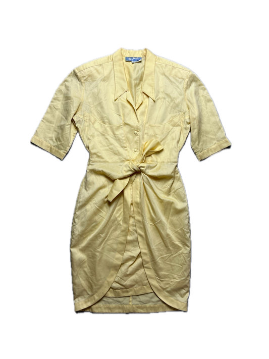 1980s Vintage Thierry Mugler Summer Shirt Dress Skirt Luxury