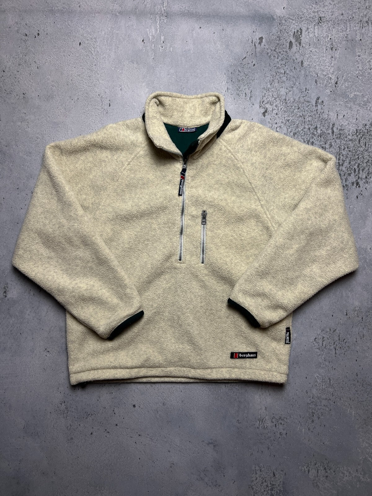 Berghaus Teddy Fleece Polartec Mens Anorak Jacket 1/2Zip 90s