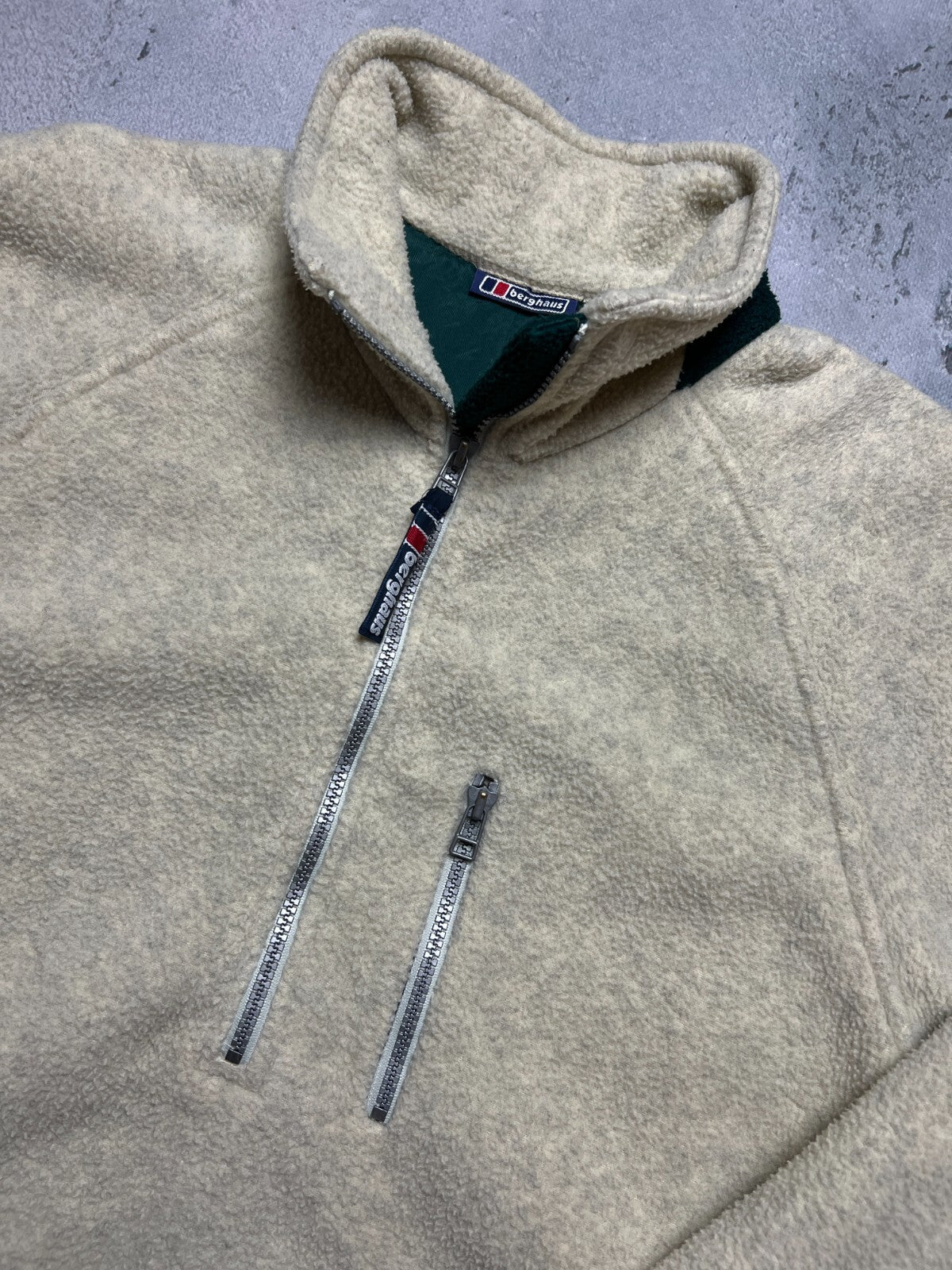 Berghaus Teddy Fleece Polartec Mens Anorak Jacket 1/2Zip 90s