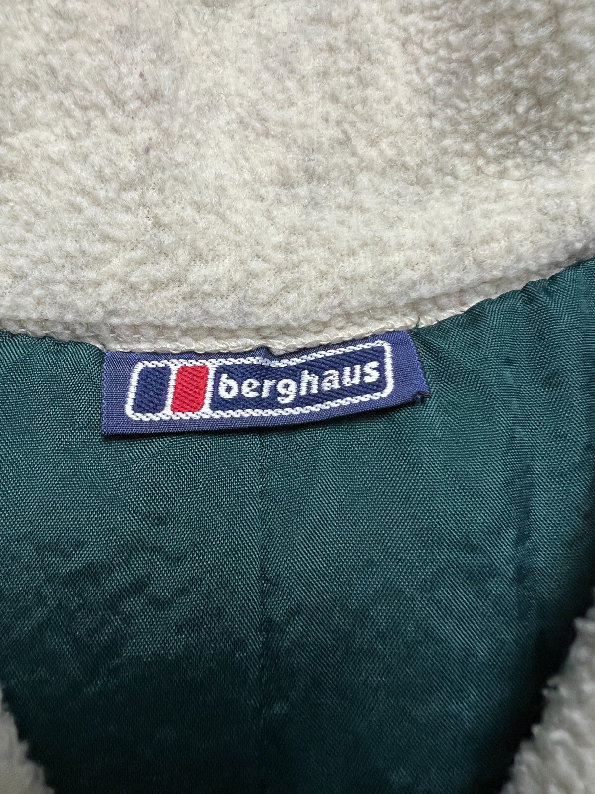 Berghaus Teddy Fleece Polartec Mens Anorak Jacket 1/2Zip 90s