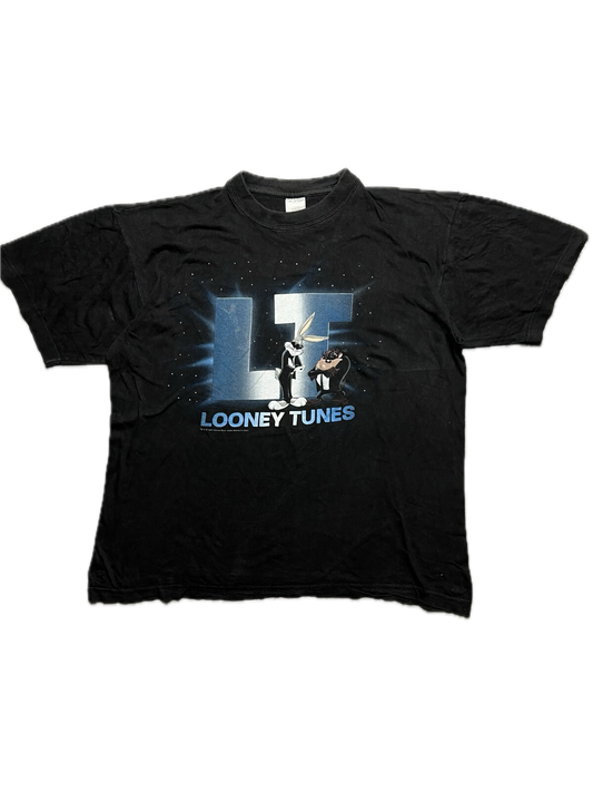 Vintage 1997 Looney Tunes Bugs And Taz Men In Black Tee