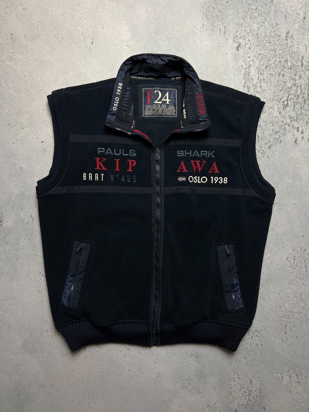 Gilet Paul&Shark Polar Vest Yachting Kipawa Oslo 1938 F24, Base Sintetica 00s