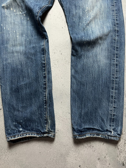 True Religion Rocco Washed Distressed Relaxed Jeans y2k USA