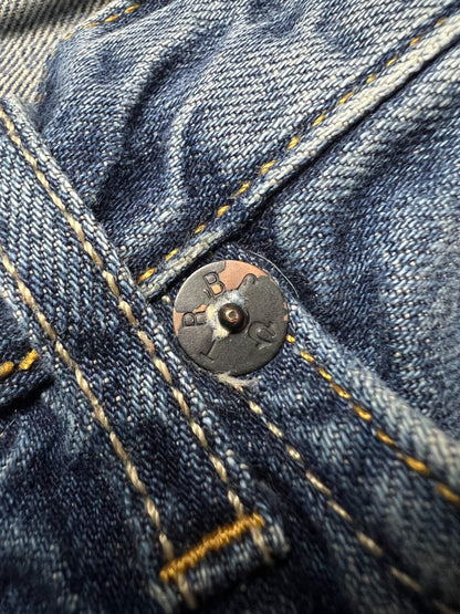 True Religion Rocco Washed Distressed Relaxed Jeans y2k USA