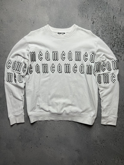 McQ Alexander McQueen Embroidered Repeated Monogram Big Logo
