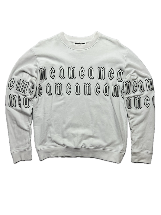 McQ Alexander McQueen Embroidered Repeated Monogram Big Logo