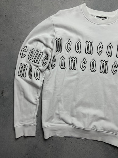 McQ Alexander McQueen Embroidered Repeated Monogram Big Logo