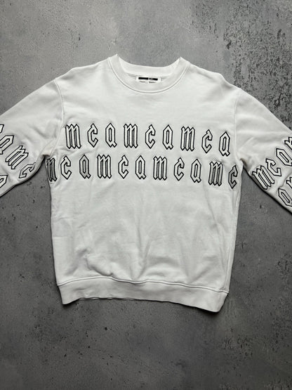 McQ Alexander McQueen Embroidered Repeated Monogram Big Logo