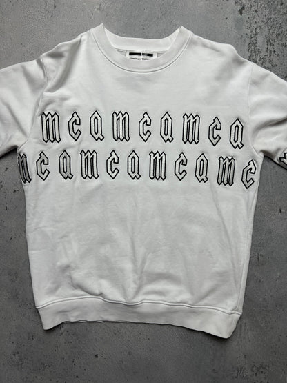 McQ Alexander McQueen Embroidered Repeated Monogram Big Logo